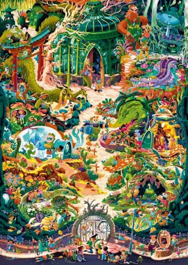 Puzzle HEYE jardin botanique 2000 pièces