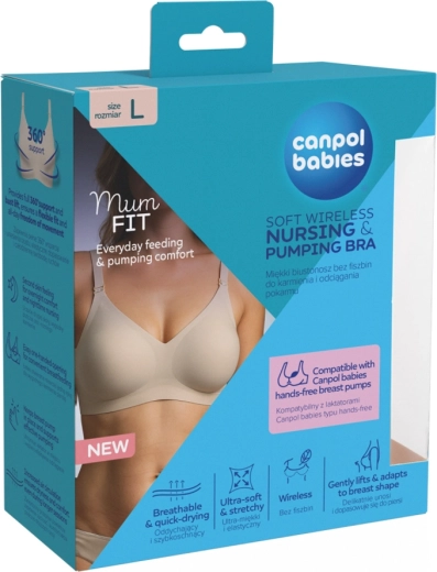 Canpol babies MumFIT soutien-gorge d’allaitement et de tirage, taille L