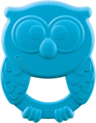Anneau de dentition Chicco Eco+ chouette Owly bleu 3m+