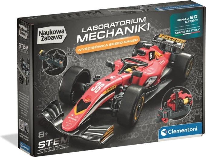 Voiture de course Speed Racer – kit de construction mécanique
