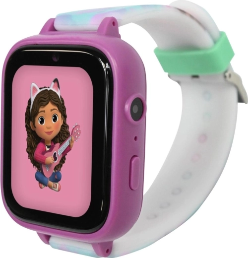 Montre connectée pour enfants avec appareil photo LEXIBOOK La Maison magique de Gabby + carte 8 Go