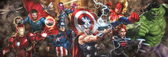 Puzzle Panorama Avengers 1000 Pièces