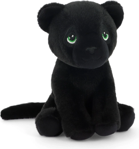Panthère noire en peluche Keeleco 13 cm