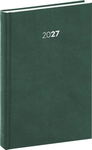 Agenda quotidien Notique Balakon 2027 vert 15 × 21 cm