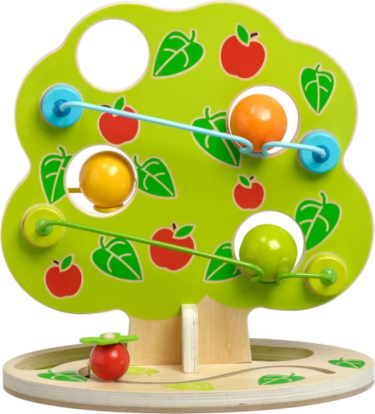 Arbre magique en bois – toboggan à billes LUCY & LEO