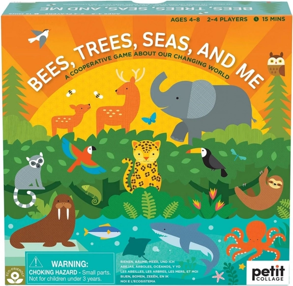 Petit Collage jeu de société coopératif Bees, Trees, Seas and Me
