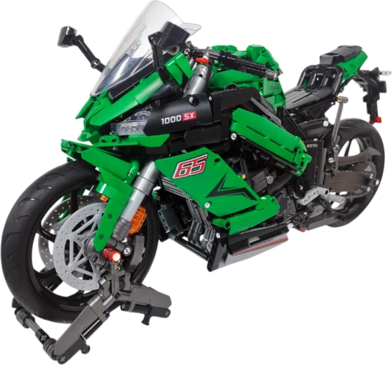 Kit de Construction Moto Sportive verte 2304 pièces