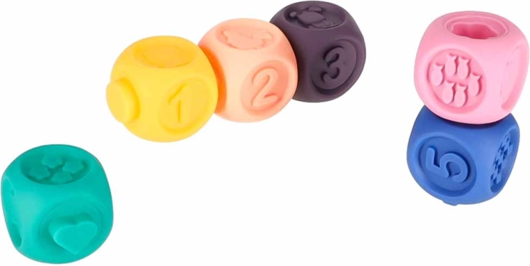Cubes souples pour construire et presser