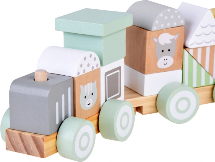 Bois agréable et design pastel