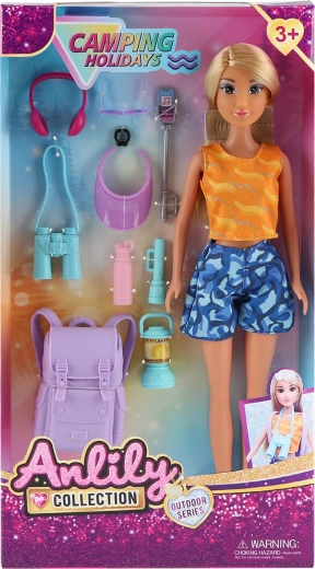 Poupée Anlily en excursion avec accessoires 30 cm