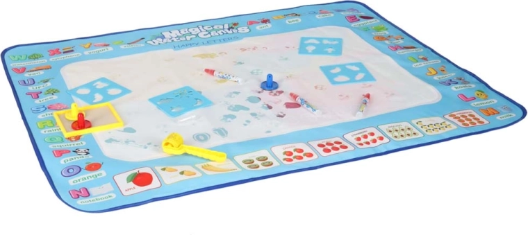 grand format 100 × 80 cm avec apprentissage de l’alphabet
