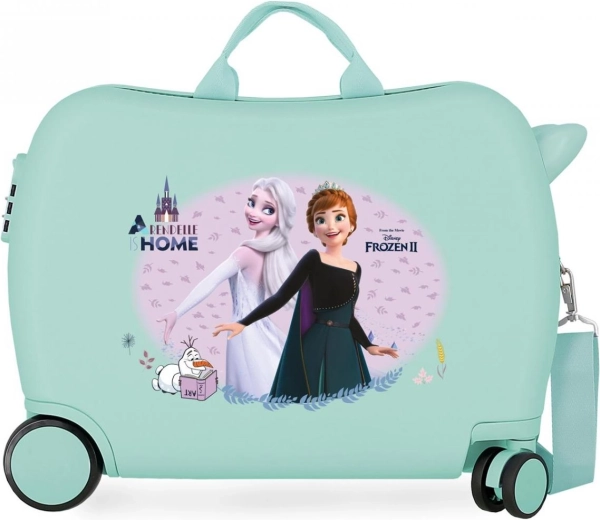 Valise de voyage pour enfant à chevaucher Joummabags Disney Frozen réfléchissante 50 cm