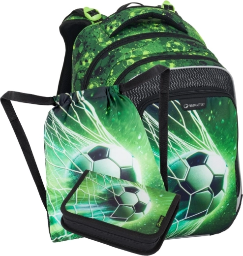 Bagmaster Lumi petit set scolaire pour élèves de CP – football