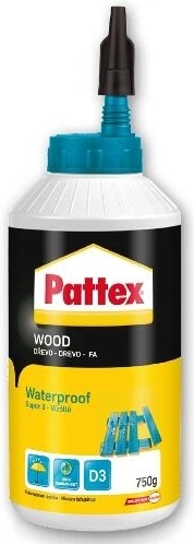 Colle à bois étanche D3 250 g PATTEX SUPER 3