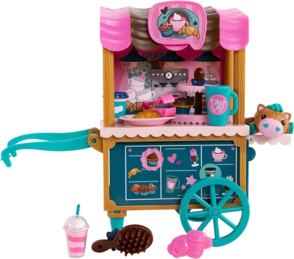 Chariot de café Bakery Café avec accessoires