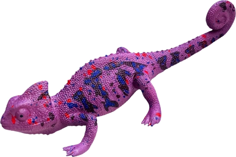 Détails réalistes du caméléon