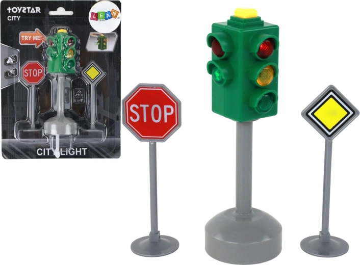 Feu de signalisation pour enfants avec effets sonores 12 cm