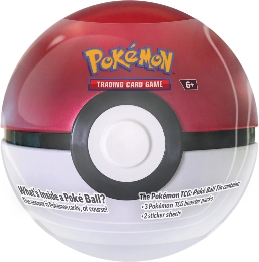 Pokémon TCG Poké Ball Tin 2024 avec 3 boosters - 1 pièce