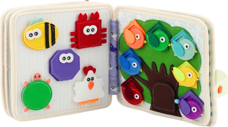 Apprendre en s’amusant avec des formes et des animaux amovibles