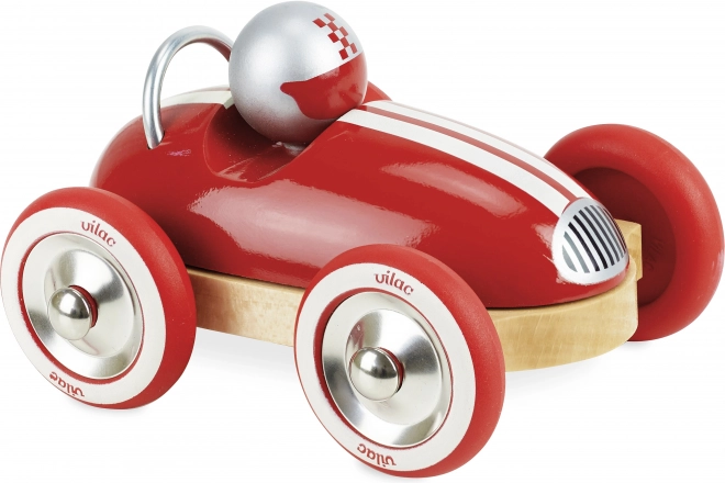 Voiture en bois Roadster vintage rouge