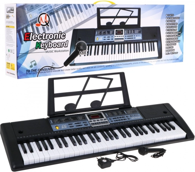 Clavier électronique pour enfants 5+ ans avec mode d’apprentissage et métronome
