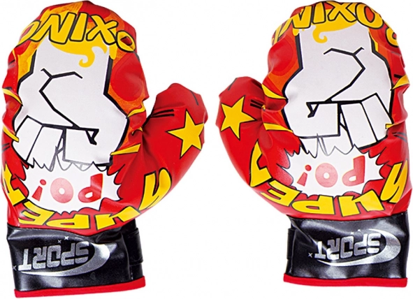 Gants de boxe Rouge-Blanc
