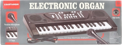 Piano électronique pour enfants avec 37 touches, microphone et USB