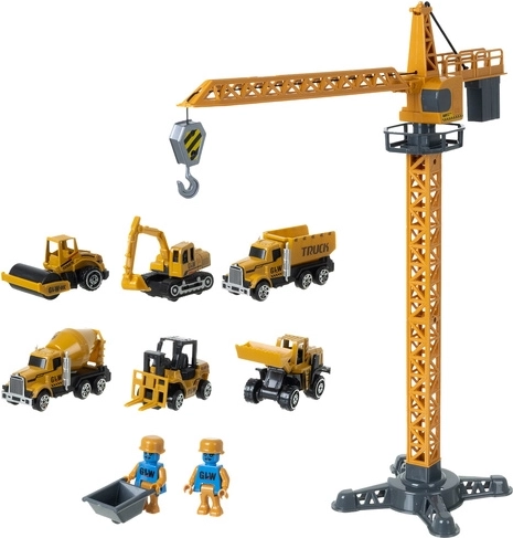 Grue mobile avec crochet pour un jeu réaliste