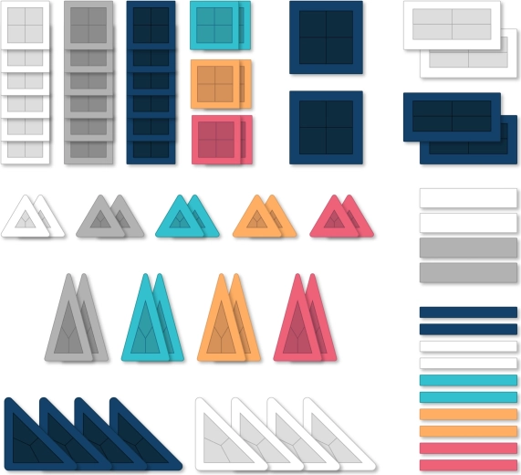 Pièces sûres et durables avec surface mate
