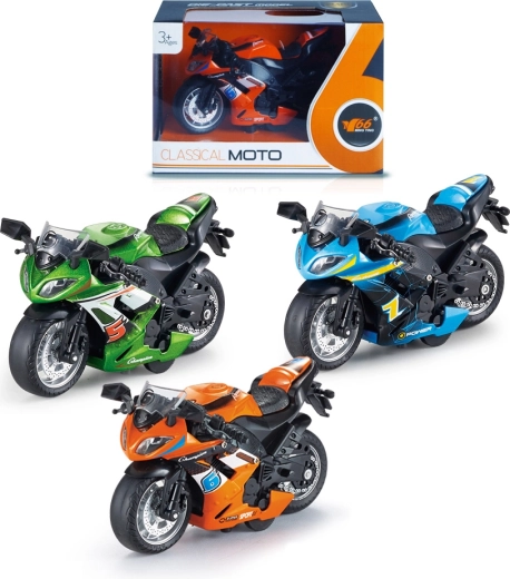 Moto de route 1:14 à propulsion à ressort