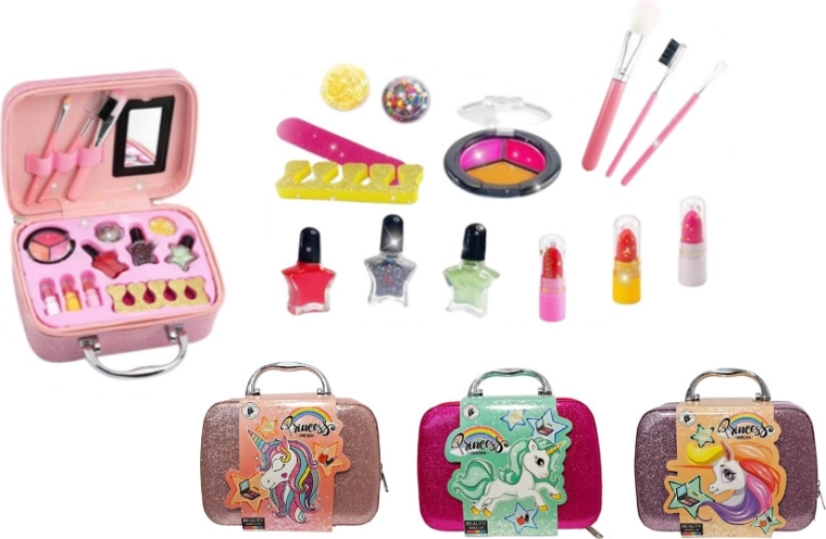 Coffret cosmétique pour petites coquettes avec valisette