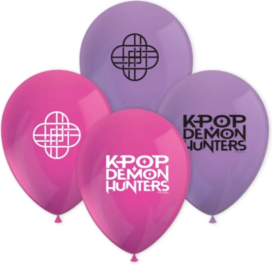 Ballons Demon Hunters motif K-POP, 8 pcs