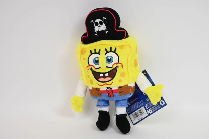 Peluche SpongeBob pirate qui brille dans le noir