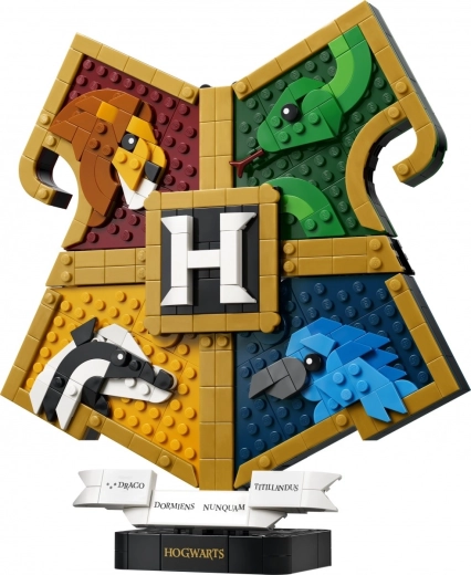 Blason des quatre maisons comme décoration élégante
