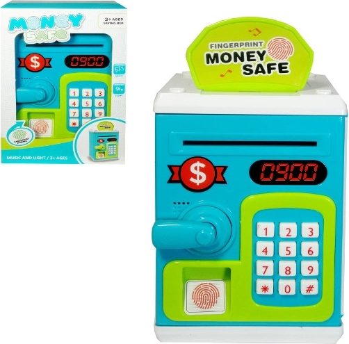 Coffre-fort électronique pour enfants – tirelire pour pièces et billets