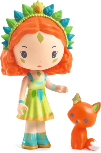 Figurine Sylvie et renardeau Fox
