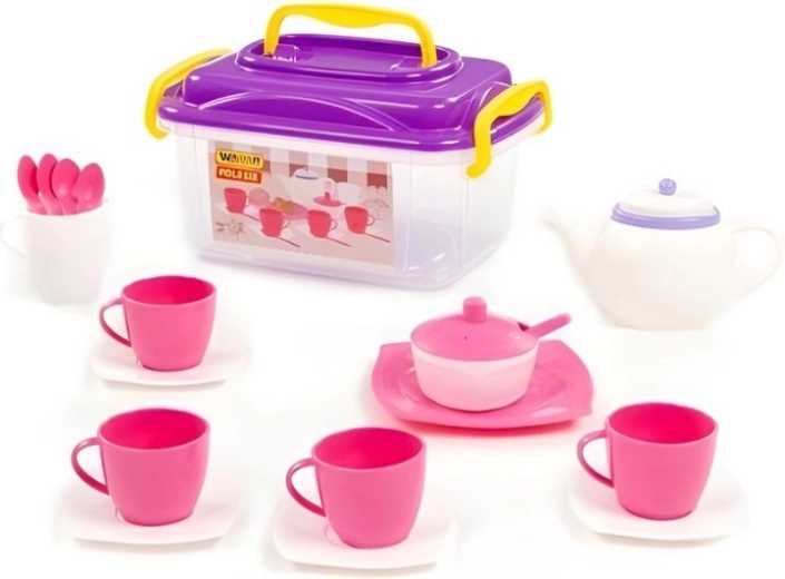Service à thé pour enfants Alice pour 4 personnes, 19 pièces