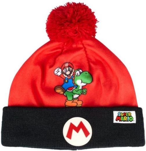 Bonnet rouge en polaire Super Mario