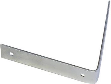 Équerre de construction 40 mm en acier galvanisé, lot de 10 pièces
