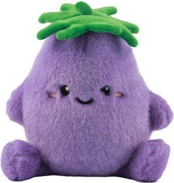 Peluche aubergine Ellie Eggplant - 1 pièce