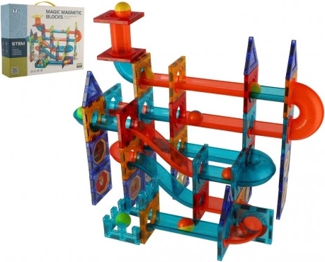 Piste à billes magnétique Jeu de construction