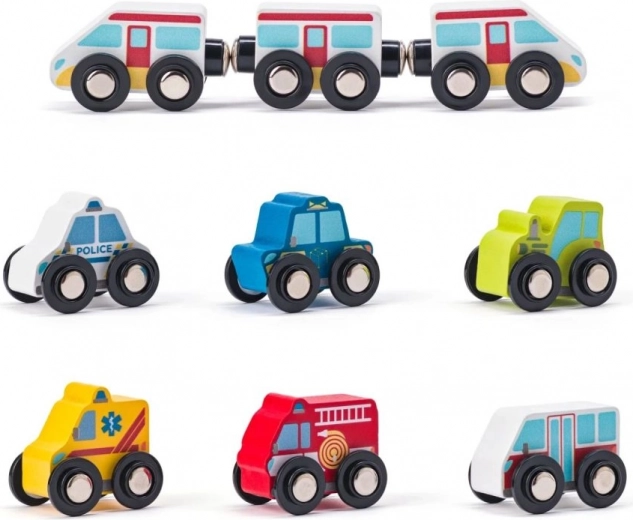 Véhicules à roulettes et train magnétique