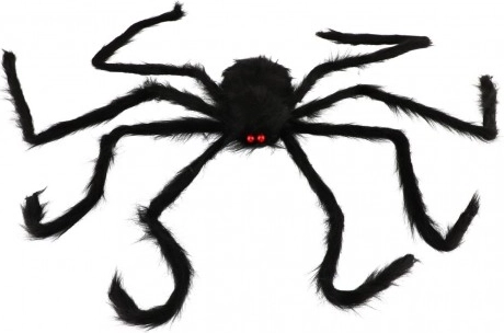 grand araignée en peluche 125 cm pour halloween