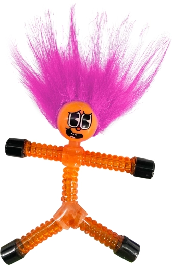 Variantes colorées amusantes avec de longs cheveux