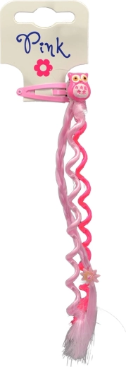 Set rose d’accessoires pour cheveux Chouette pour petites stylistes