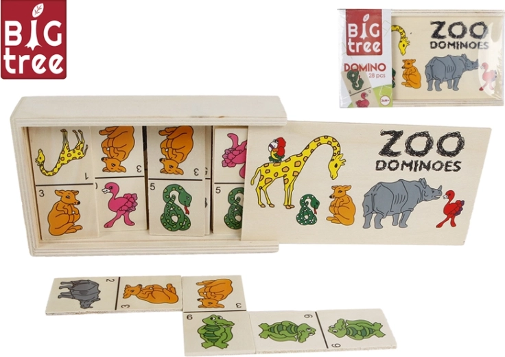 Domino en bois avec animaux Big Tree