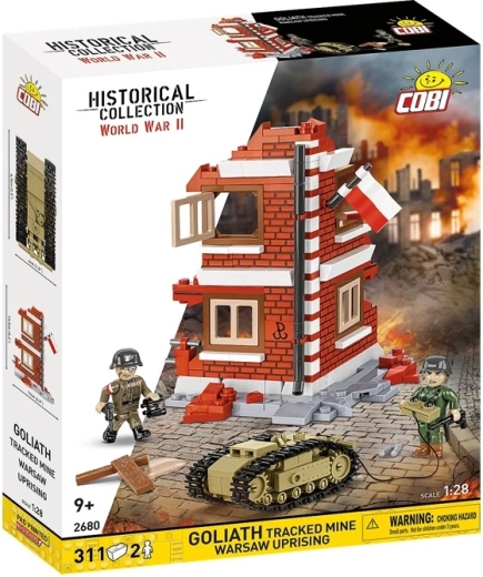 Cobi Historical Collection WWII Goliath – mine télécommandée de l’insurrection de Varsovie