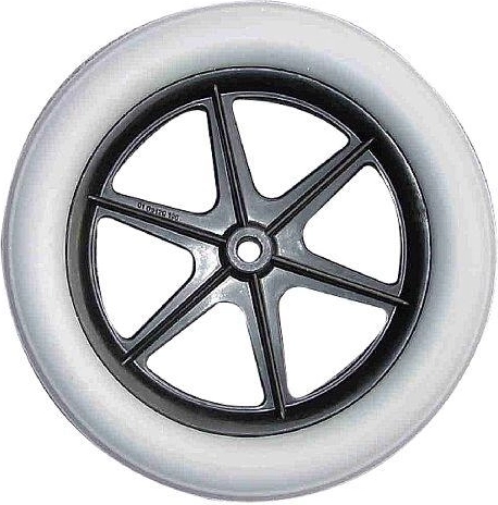 Roue de rechange pour chariot POPULAR avec bandage en polyuréthane 230 × 30 mm