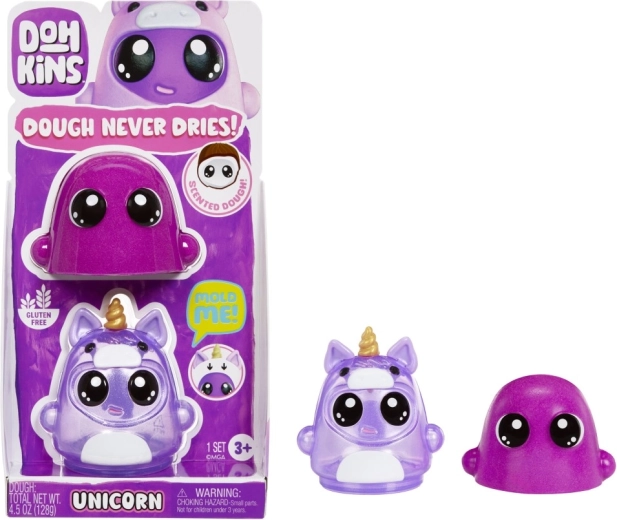 DohKins licorne pâte à modeler parfumée - 1 pièce