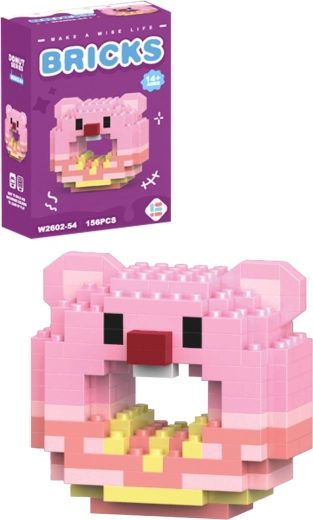 Mini set de construction donut castor (156 pièces)